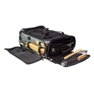 Bolso de asados ideal para viajes 4-en-1