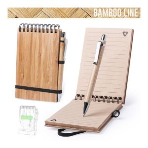 libreta-publicitaria-tapa-bambu-lapiz